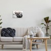 Stupell Industries Layered Floral Design Longhorn Cattle Monochrome Wall Plaque Art - 3 of 4