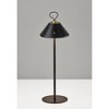 Adesso Danny Cordless Table Lamp (Includes LED Light Bulb) Black: ETL Listed, Touch Sensor, 3-Way Light Settings - image 4 of 4