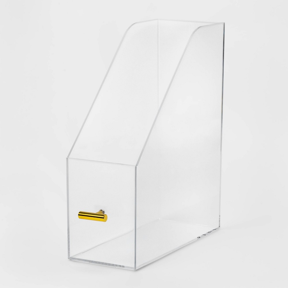 Photos - Desk Organiser Acrylic Slim File Box - Threshold™