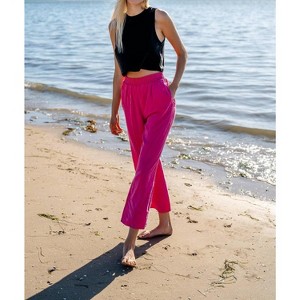 Women's Wide Leg Pants - Velvet Heart - 1 of 4