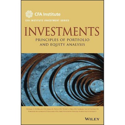 Investments - (Cfa Institute Investment) by  Michael McMillan & Jerald E Pinto & Wendy L Pirie & Gerhard Van De Venter (Hardcover)