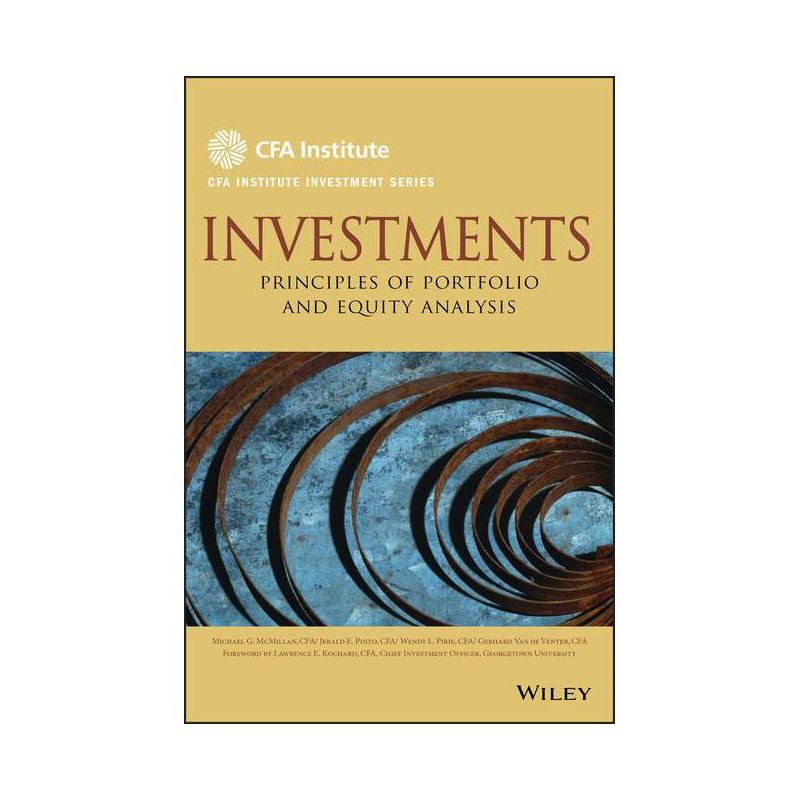 Investments - (Cfa Institute Investment) by  Michael McMillan & Jerald E Pinto & Wendy L Pirie & Gerhard Van De Venter (Hardcover), 1 of 2