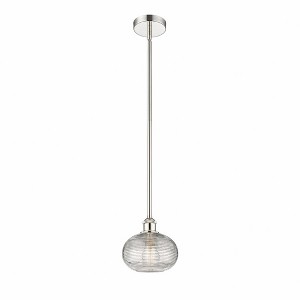 Ithaca - 1 Light Stem Hung Mini Pendant In Industrial Style-7.75 Inches Tall and 8 Inches Wide - 1 of 1