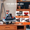 VEVOR 11 in 1 Heat Press, 12 x 15 Inch, Multifunctional Clamshell Printer, Digital Dual-Tube Heat Press Transfer Machine, Black - 4 of 4