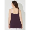 Catherines Women's Plus Size Petite Suprema Cami With Lace - 3 of 4