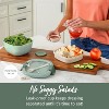 54 oz Bowl with 4-Compartment Toppings Tray, Leak-Proof Dressing Container, Reusable Fork, BPA-Free Lunch Box for Meal Prep - 4 of 4