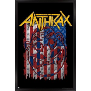 Trends International Anthrax - Flag Framed Wall Poster Prints - 1 of 4