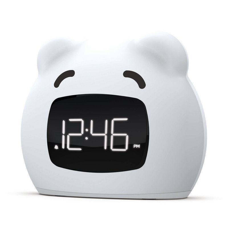 Kids&#39; Wake Up Light Alarm Bear Clock White - Capello, 3 of 9