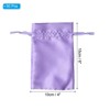 Unique Bargains Mini Smooth Soft Wedding Christmas Satin Favor Bags with Drawstring 50 Pcs - 2 of 4
