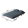 VYNXARIA 55inch Convertible Chair Bed,Tri-Fold Sofa Bed,Leisure Chaise Lounge Couch with Sturdy Iron Frame,Comfortable Sleeper Chair - 4 of 4
