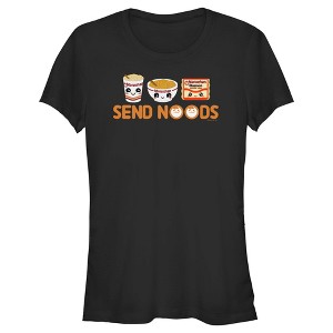 Juniors Womens Maruchan Ramen Trio Send Noods T-Shirt - 1 of 4