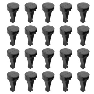 Unique Bargains 20 Set Square Head Car Air Vent Clip with Plastic Slot Head Replacement Auto Vent Clip Air Conditioner Outlet Clips 1.57"x0.94" - 1 of 4