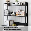 Nasitip Litter Box Enclosure with 2 Storage Shelves,Wooden Hidden Cat Litter Box Enclosure Furniture with 2 Door - 2 of 4