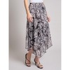 Jones New York Pull-On Handkerchief Hem Midi Skirt - 2 of 3