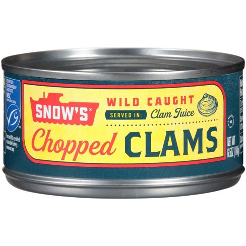 Snow's Chopped Clams - 6.5oz : Target