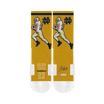 NCAA Notre Dame Fighting Irish Golden Tate Adult Premium Socks - M/L