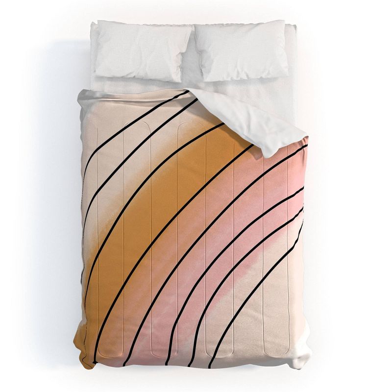 Aleeya Jones Watercolor Rainbow Comforter Set - Deny Designs, 1 of 6