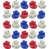 4E's Novelty 24 Pack Patriotic Rubber Ducks, 2" Jeep Ducks for Ducking, 4th of July Party Favors - 2 of 4