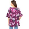 Woman Within Ruffled Elbow-Sleeve Tunic - 3 of 4