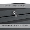Staples 3-Drawer Lateral File Cabinet Letter/Legal Size Lockable 40.25"H x 36"W x 18.63"D Charcoal - 4 of 4