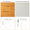 Unique Bargains Iron Wall-Mounted Ceiling Hooks with Hardware for Hanging Plant - 4 of 4
