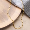 Ross-Simons 10kt Yellow Gold Paper Clip Link Necklace - 3 of 4