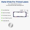Avery Labels, 1" x 2-5/8", Silver-Navy, Matte, 160ct - 2 of 4