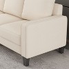 VASIP Modern Beige Fabric Sofa for Living Room - 3-Seater Contemporary Couch with Reversible Pillows, Easy-Clean Fabric, Sturdy Wood Frame - 4 of 4