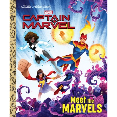 Meet the Marvels (Marvel) - (Little Golden Book) by  Golden Books (Hardcover)