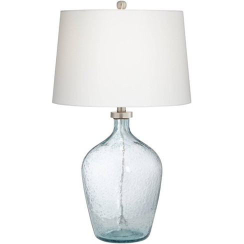 Pacific Coast Lighting Ocean Breeze Clear Blue-Sea Bubble Glass Table Lamp - image 1 of 1