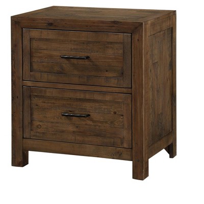 Wallace & Bay Mullen Nightstand, Coffee Brown