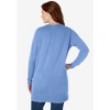 Woman Within Plus Size Perfect Longer-Length Cotton Cardigan - 3 of 4
