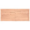 vidaXL Wall Shelf Light Brown 47.2 in.x19.7 in.x(0.8 in.-1.6 in.) Treated Solid Wood Oak - 4 of 4