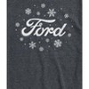 Men's - Ford - Logo with Snowflakes Short Sleeve Graphic T-Shirt - 2 of 4