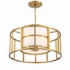 Crystorama Lighting Hulton 5 - Light Chandelier in  Gold - 3 of 4