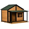ORRD Outdoor Dog House with Porch & Asphalt Roof | Raised Wooden Kennel for Medium-Large Dogs | All-Weather Design - 3 of 4