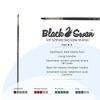 Black Swan Synthetic Red Sable Paint Brushes Flat Sets of 2- Professional Quality Long Handle Paint Brushes in Assorted Shapes and Sizes for Oil, - 2 of 4