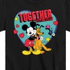 Boys' - Disney - Together Fur Ever Mickey Pluto Short Sleeve Graphic T-Shirt - 2 of 4