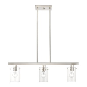 Livex Lighting Munich 3 - Light Chandelier in  Brushed Nickel - 1 of 4
