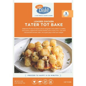 Let's Dish! Gluten Free Frozen Loaded Chicken Tater Tot Bake - 26.5oz - 1 of 4