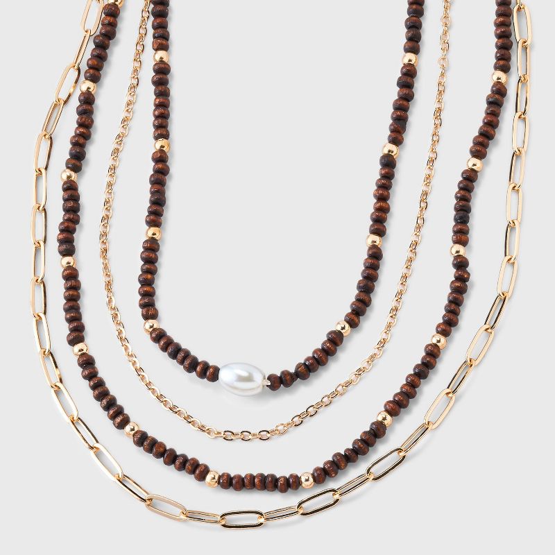 Beaded Multi-Strand necklace - A New Day™, 1 of 6