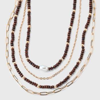 Beaded Multi-Strand necklace - A New Day™
