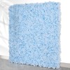 Wikineon Baby Blue Hydrangea Artificial Flower Panel - 6 Piece Flower Wall Backdrop Panels Set for Wedding Photography Event Backdrops 4ftx4ft - 2 of 4