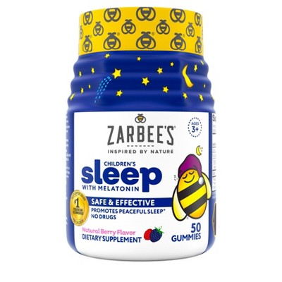 Zarbee's Naturals Children's Sleep with Melatonin Gummies - Natural Berry - 50ct