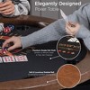 SereneLife 8- Player Round Foldable Poker Table, Black - 4 of 4