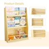RISOKEYS 3 Tier Kids Book Shelf - Toy Organizer Ideal for Bedrooms, Playrooms, Classrooms – Durable Nursery Storage for Toddlers & Parents - 4 of 4