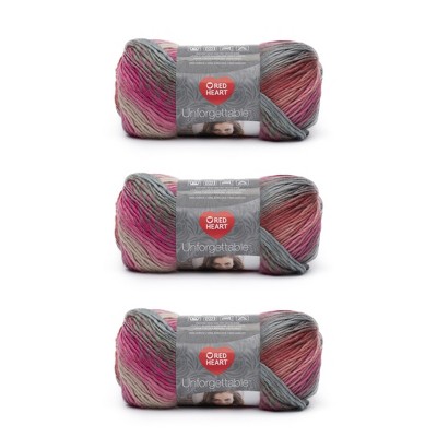 Red Heart Boutique Unforgettable Yarn, Dragonfly, 3.5oz(100g), Medium,  Acrylic 