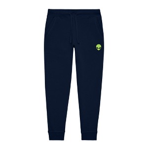 Dalix Alien Embroidered Jogger Pant Soft Fleece Relaxed Fit Lounge Mens - 1 of 4