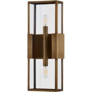 Troy Lighting Santa Clara 2 - Light Sconce in  Patina Brass Clear Shade - 1 of 1