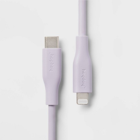 10' Lightning To Usb-c Round Cable - Heyday™ Soft Purple : Target